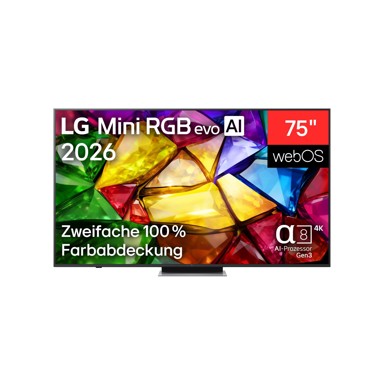 LG Mini RGB TV 75MRGB87B9B.AEU, 75", 4K UHD, Smart TV